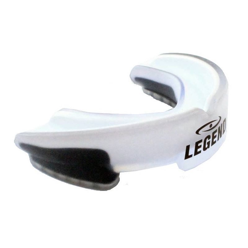 Foto van Legend sports gebitsbeschermer anti shock frame gel unisex wit