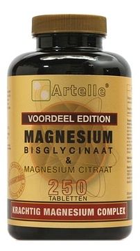 Foto van Artelle magnesium bisglycinaat & citraat tabletten