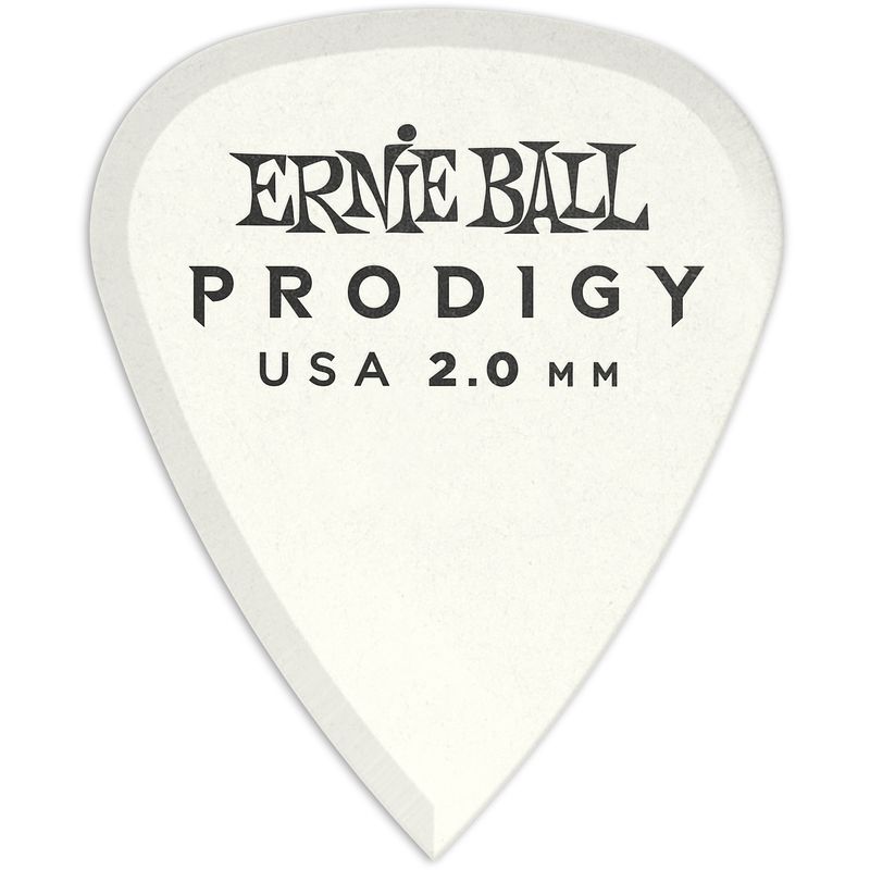 Foto van Ernie ball 9202 prodigy standard 2.0 mm plectrumset (6 stuks)