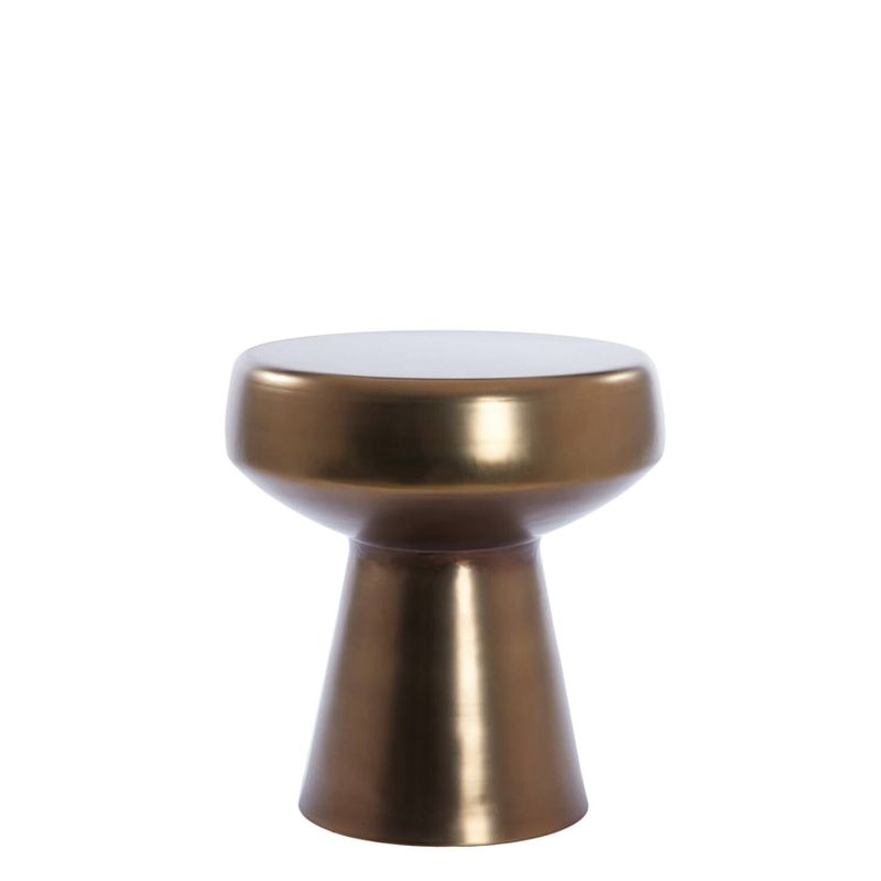 Foto van Side table 38x42 cm dakwa shiny brown bronze