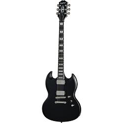 Foto van Epiphone sg prophecy aged jet black metallic elektrische gitaar met premium gigbag