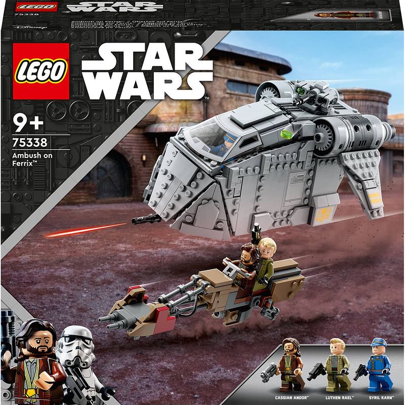 Foto van Lego star wars 75338 hinderlaag op ferrix bouwset