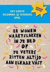 Foto van Het grote dilemma op dinsdag-spel: de junior editie (nl) - paperback (9789063696917)