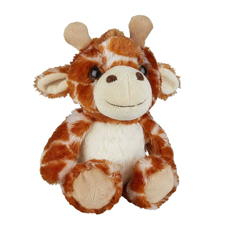 Foto van Pluche knuffel dieren giraffe 18 cm - knuffeldier