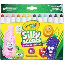 Foto van Crayola silly scents geurstiften met brede punt - 12 stuks