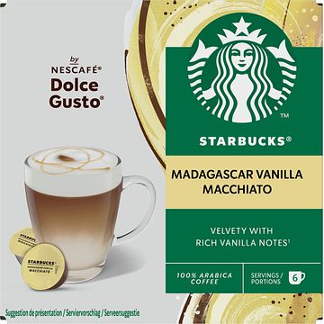 Foto van Starbucks dolce madagascar vanilla macchiato 12 stuks bij jumbo