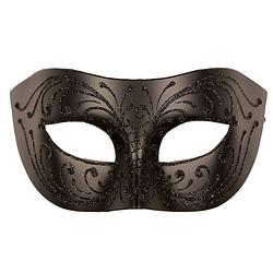 Foto van Venetiaans oogmasker zwart voor volwassenen