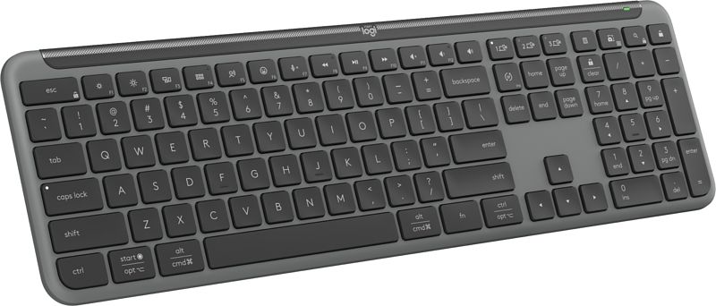 Foto van Logitech signature slim k950 draadloos toetsenbord qwerty zwart