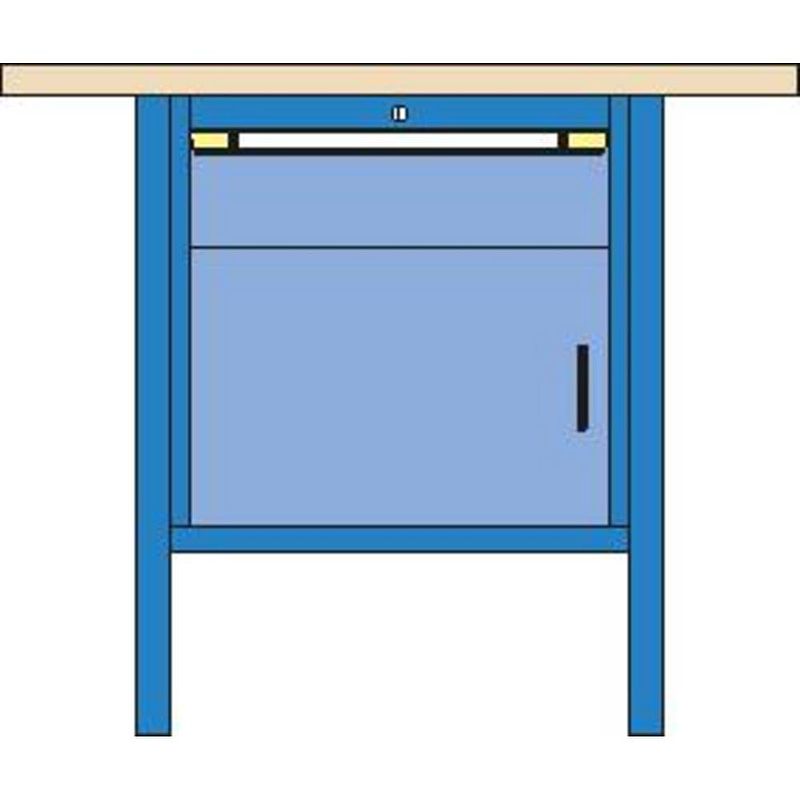 Foto van Thur-metall 64806333 werkbank (b x h x d) 1000 x 845 x 700 mm