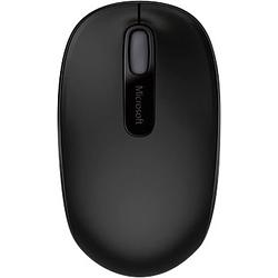 Foto van Microsoft mobile mouse 1850 draadloze muis radiografisch optisch zwart 3 toetsen 1000 dpi