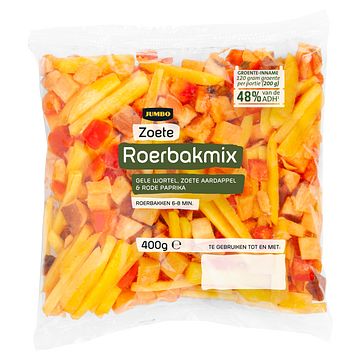 Foto van 2 voor € 3,50 | jumbo zoete roerbakmix 400g aanbieding bij jumbo