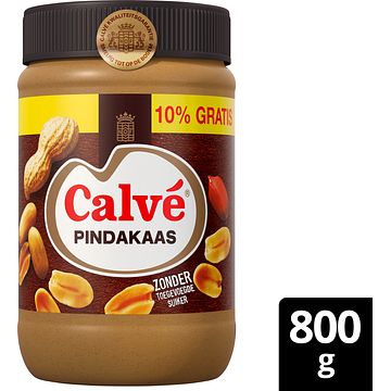 Foto van Calve pindakaas regular 800g bij jumbo