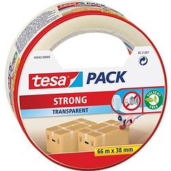 Foto van Tesa verpakkingsplakband strong, ft 38 mm x 66 m, pp, transparant