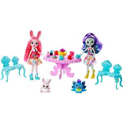 Foto van Mattel enchantimals wonderwood tea party speelset 15 cm