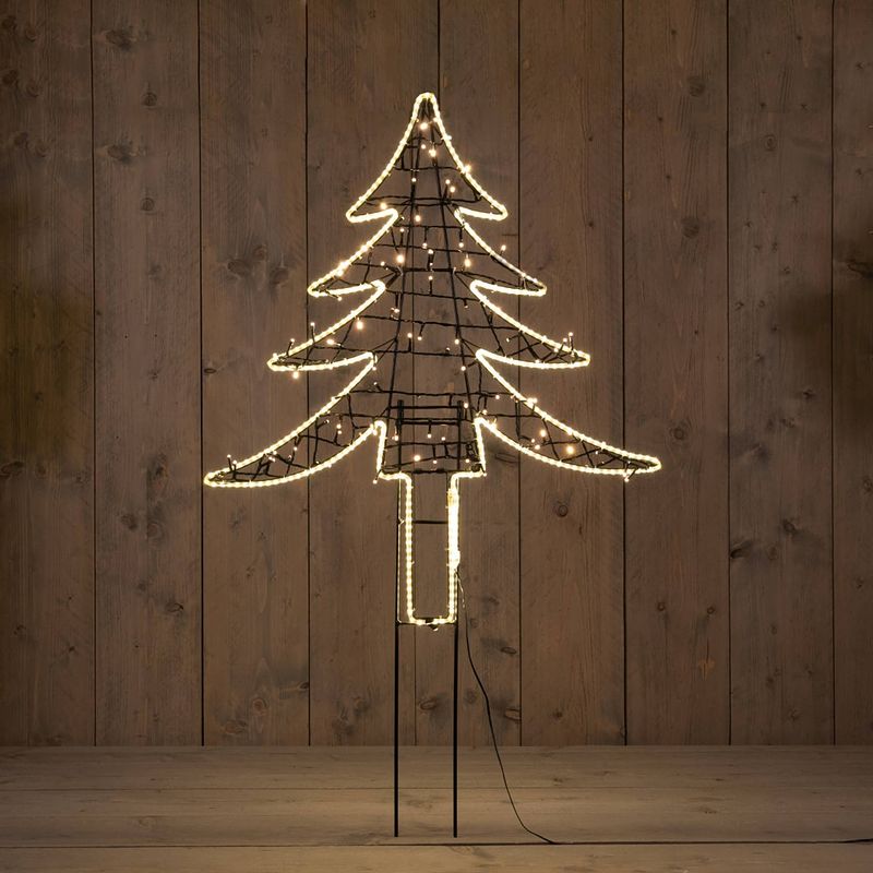 Foto van Anna'ss collection - smd tree with led inside 74 cm 30 cm stick442led warm whit