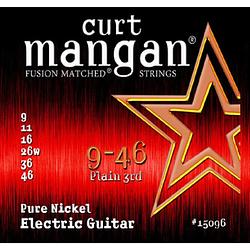 Foto van Curt mangan pure nickel 9-46 snarenset voor elektrische gitaar
