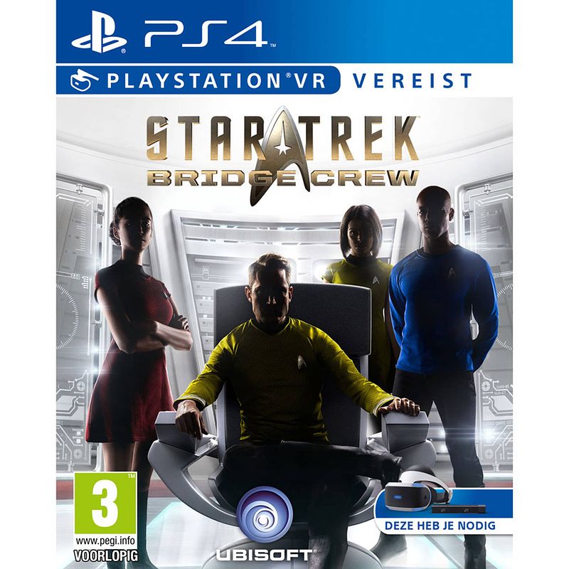 Foto van Ps4 vr star trek bridge crew