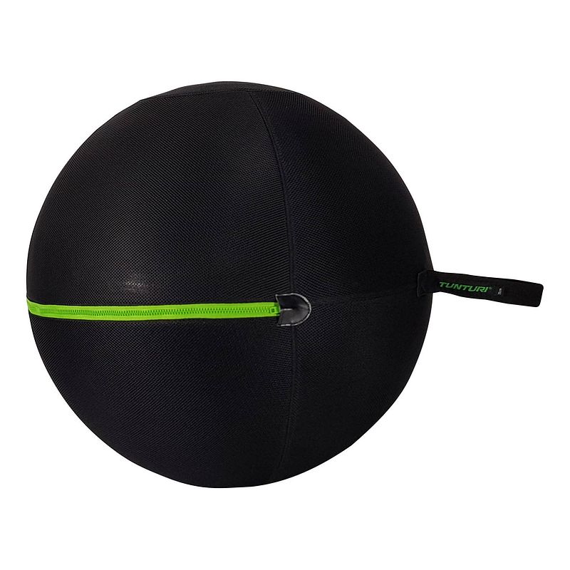 Foto van Tunturi gymball hoes - 65cm - met groene rits