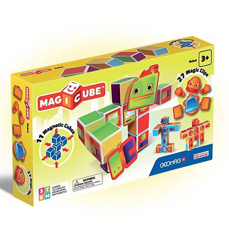 Foto van Geomag magicube robots