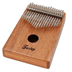 Foto van Fazley klmb-m 17 tone kalimba mahonie naturel