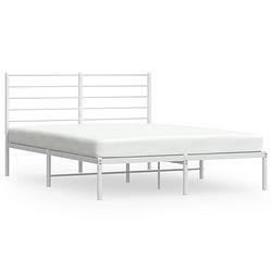 Foto van The living store bedframe klassiek - metalen - 207 x 125 x 90 cm - robuust