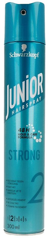 Foto van Schwarzkopf junior hairspray strong