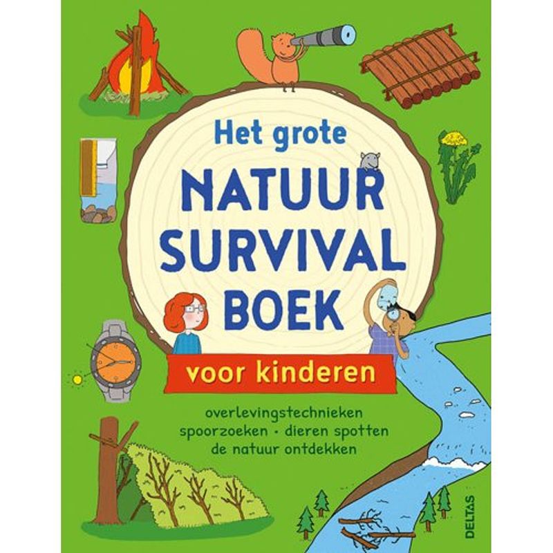 Foto van Het grote natuur survivalboek voor kinderen