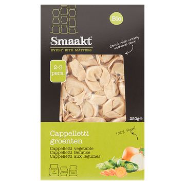 Foto van Smaakt bio cappelletti groenten 250g bij jumbo