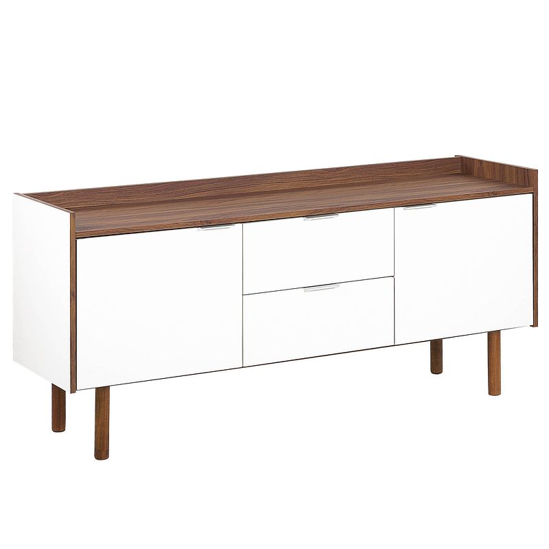 Foto van Beliani madera - sideboard-wit-vezelplaat