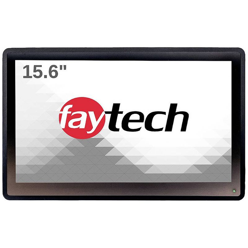 Foto van Faytech 1010502311 touchscreen monitor energielabel: d (a - g) 39.6 cm (15.6 inch) 1920 x 1080 pixel 16:9 15 ms hdmi, displayport, vga, hoofdtelefoon (3.5 mm
