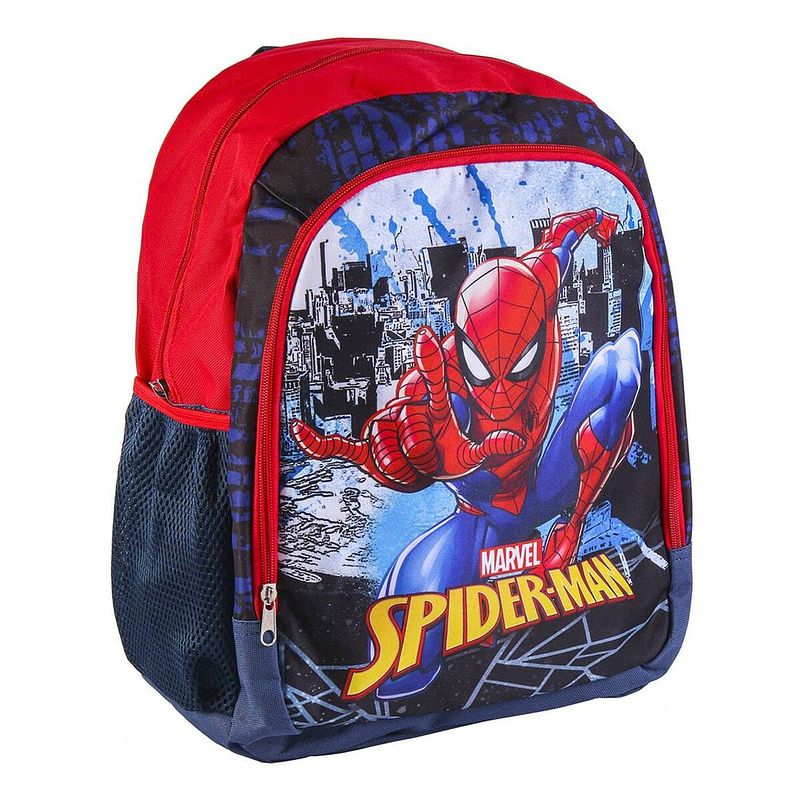 Foto van Schoolrugzak spiderman rood (32 x 41 x 14 cm)