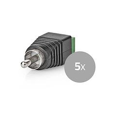 Foto van Nedis cctv-security connector - cctvcm40bk5 - zwart