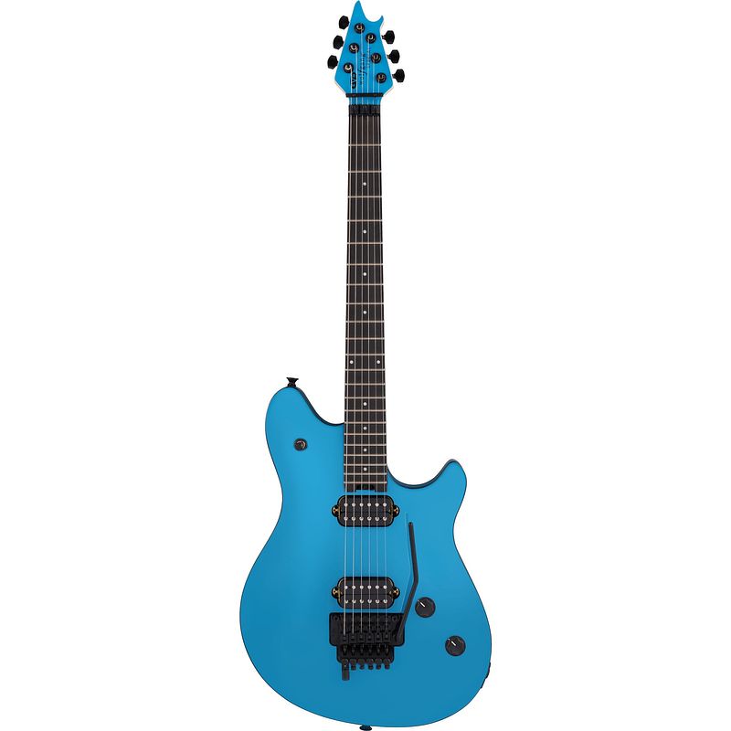 Foto van Evh wolfgang special miami blue eb elektrische gitaar