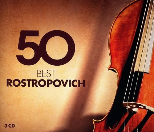 Foto van 50 best rostropovich - cd (0190295638382)