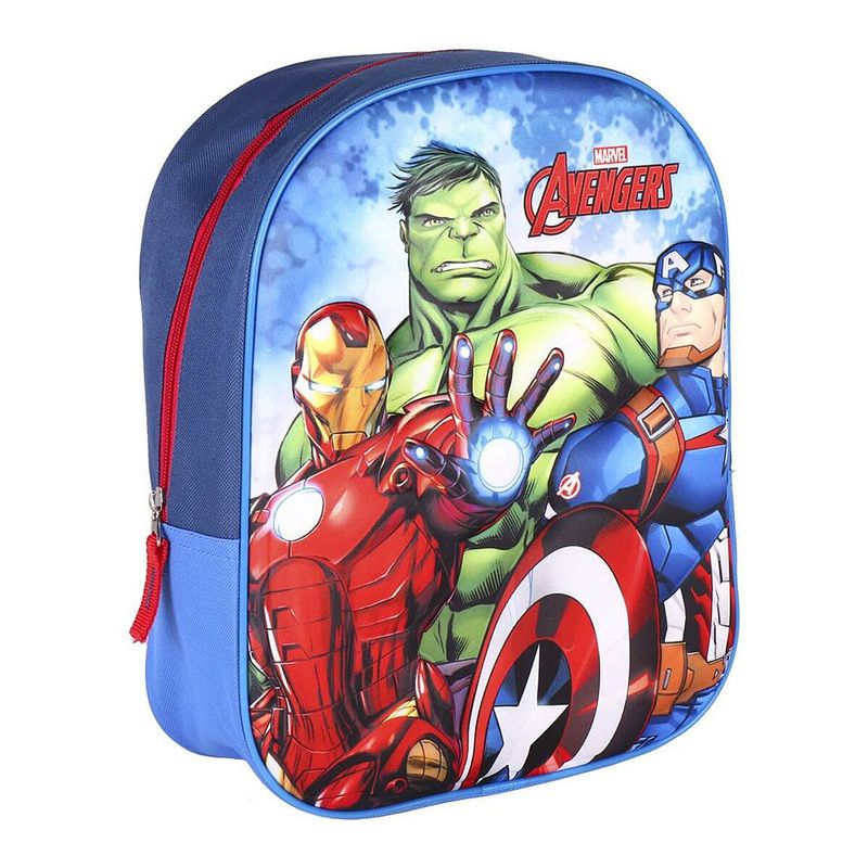 Foto van Schoolrugzak the avengers blauw (25 x 31 x 10 cm)