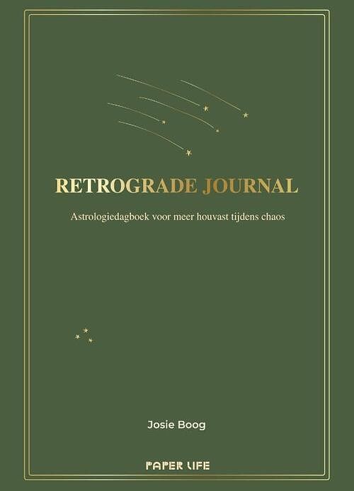 Foto van Retrograde journal - josie boog - hardcover (9789000382545)