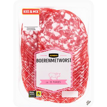 Foto van Jumbo boerenmetworst 190g aanbieding bij jumbo | 2 voor 5.00