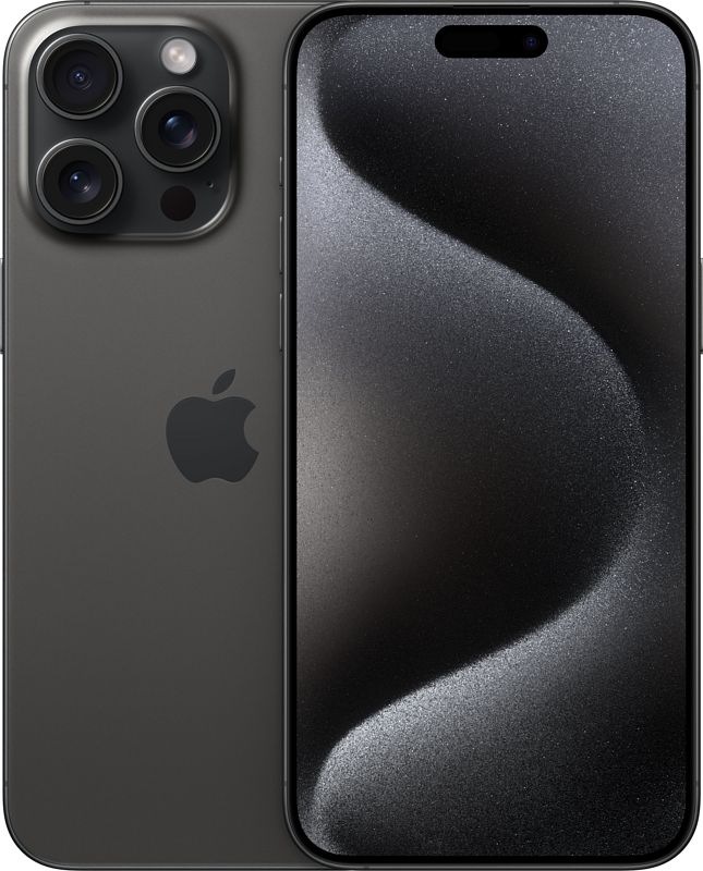 Foto van Apple iphone 15 pro max 512gb black titanium