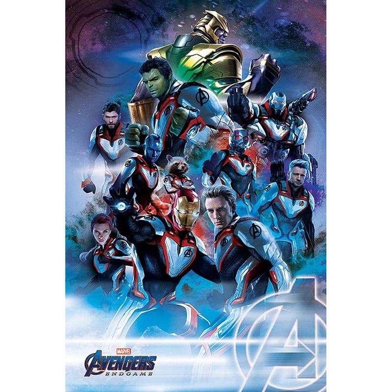 Foto van Pyramid avengers endgame quantum realm suits poster 61x91,5cm