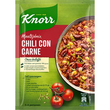 Foto van Knorr maaltijdmix chili con carne 42g bij jumbo