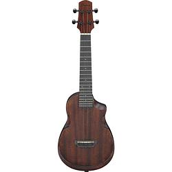 Foto van Ibanez auc14 open pore violin sunburst concert ukelele met gigbag