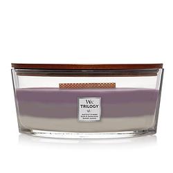 Foto van Woodwick kaars ellipse trilogy amethyst sky - 9 cm / 19 cm