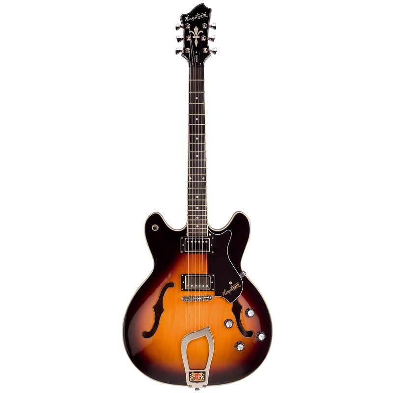 Foto van Hagstrom viking tobacco sunburst elektrische gitaar