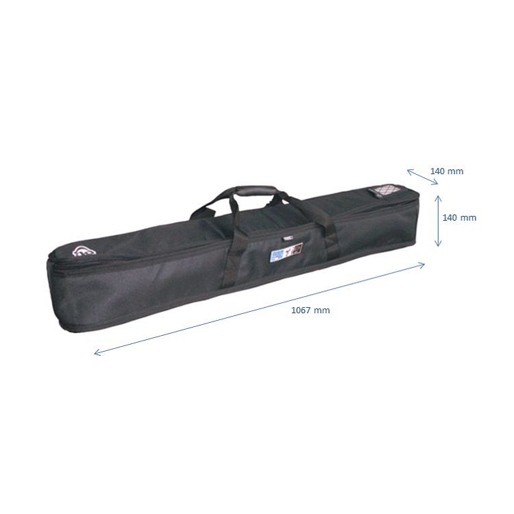 Foto van Protection racket case voor 3 microfoonstandaards