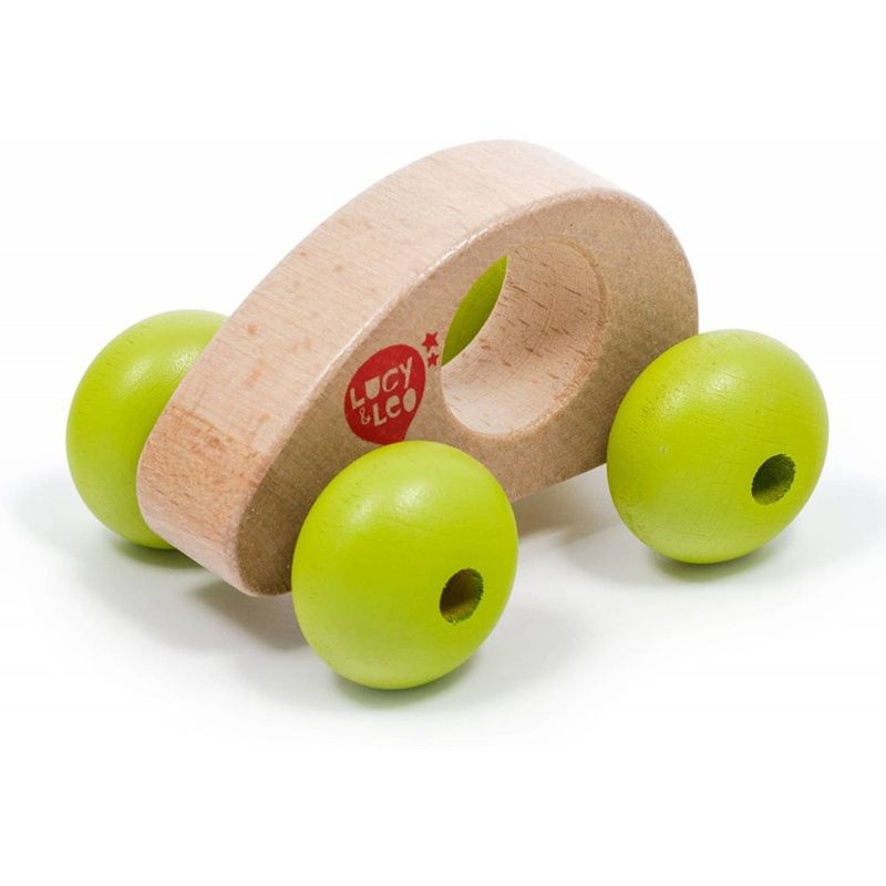 Foto van Lucy & leo - houten rolly poly auto voor de kleintjes