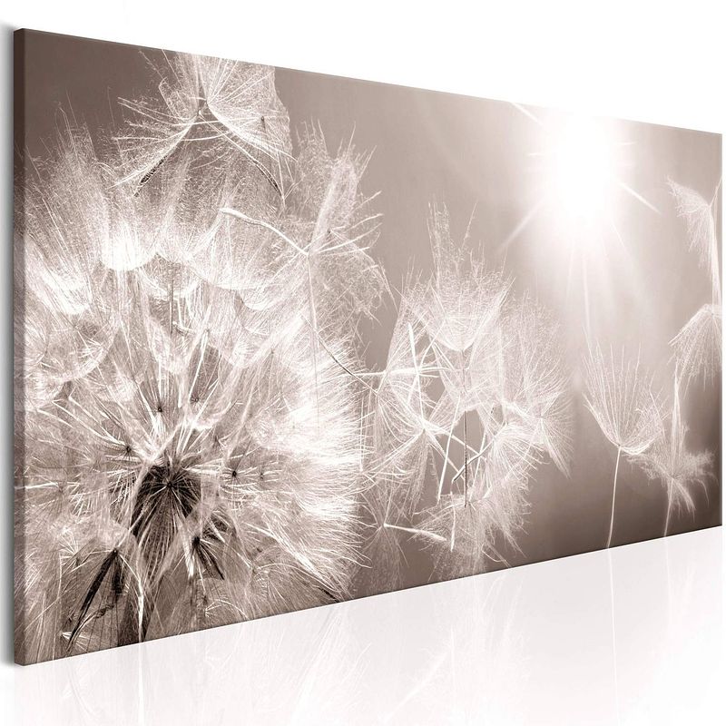 Foto van Artgeist summer dandelions canvas schilderij 150x50cm