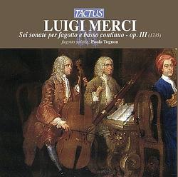 Foto van Merci: 6 sonate per fagotto e basso - cd (8007194101447)