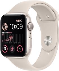 Foto van Apple watch se (2022) 40mm starlight aluminium starlight sportband