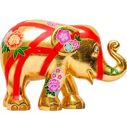 Foto van Elephant parade olifantenstandbeeld edo 15 cm polyresin goud