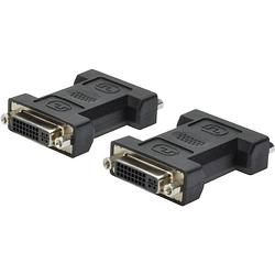 Foto van Digitus ak-320503-000-s dvi adapter [1x dvi-bus 24+5-polig - 1x dvi-bus 24+5-polig] zwart